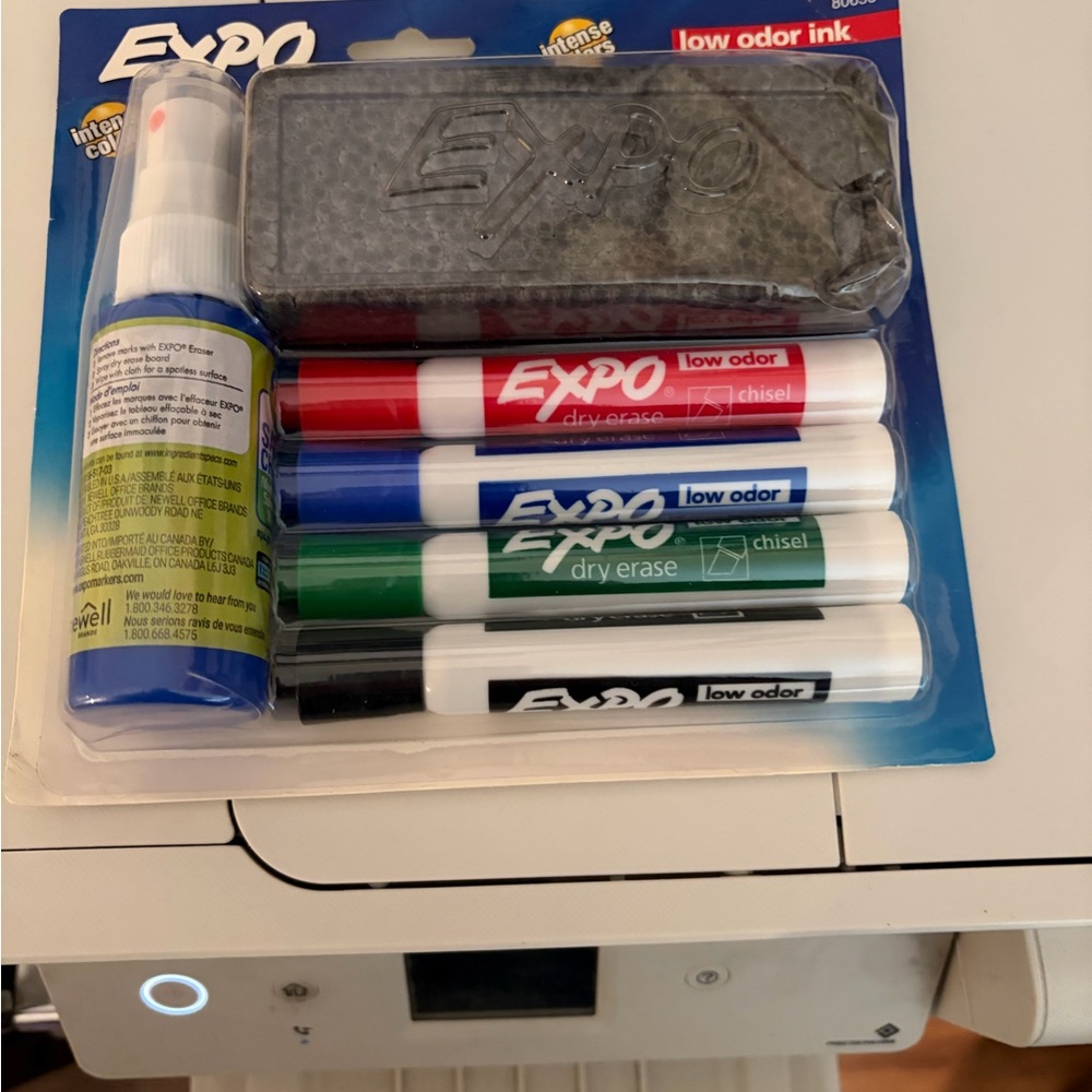Expo Dry Erase Marker Set with Eraser and Cleaner